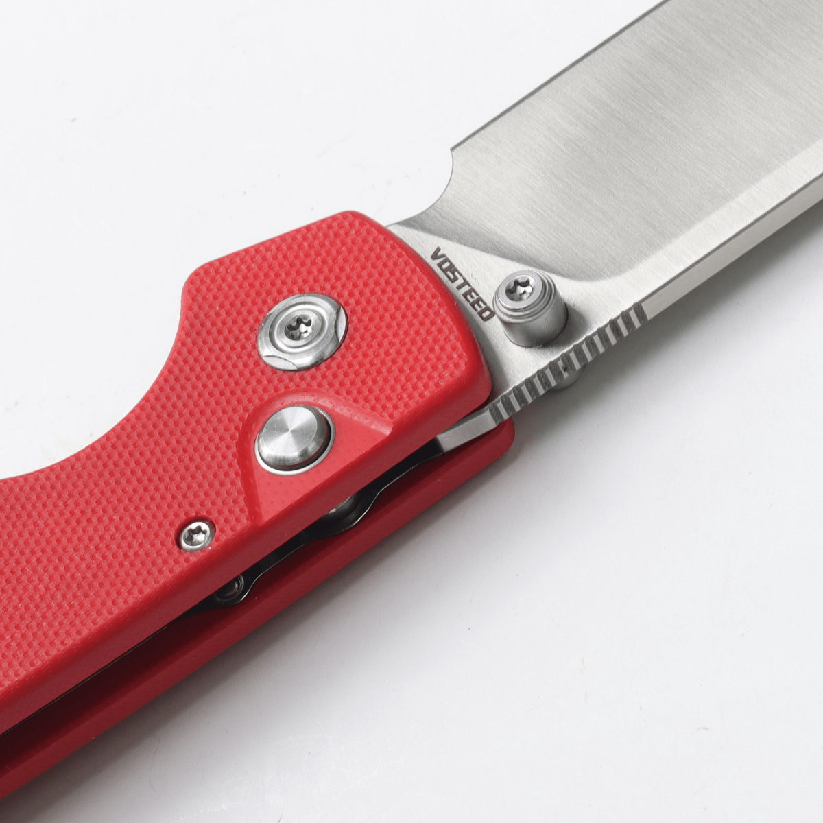 Raccoon - Button Lock Knife (3.25" 14C28N Blade & G10 Handle) - RC3SVG7