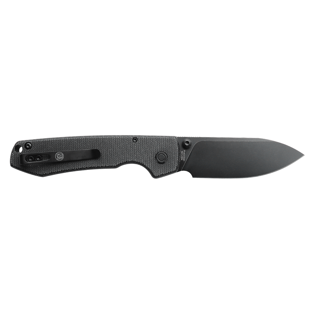 Raccoon® - Button Lock Knife (3.25" 14C28N Blade & Micarta Handle) - RC3SVM6