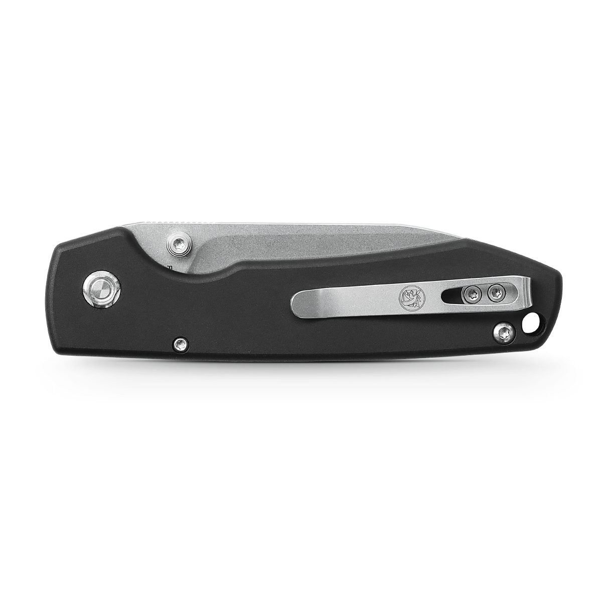 Raccoon - Button Lock Knife (3.25" Nitro-V Blade & Aluminum Handle) - A0413