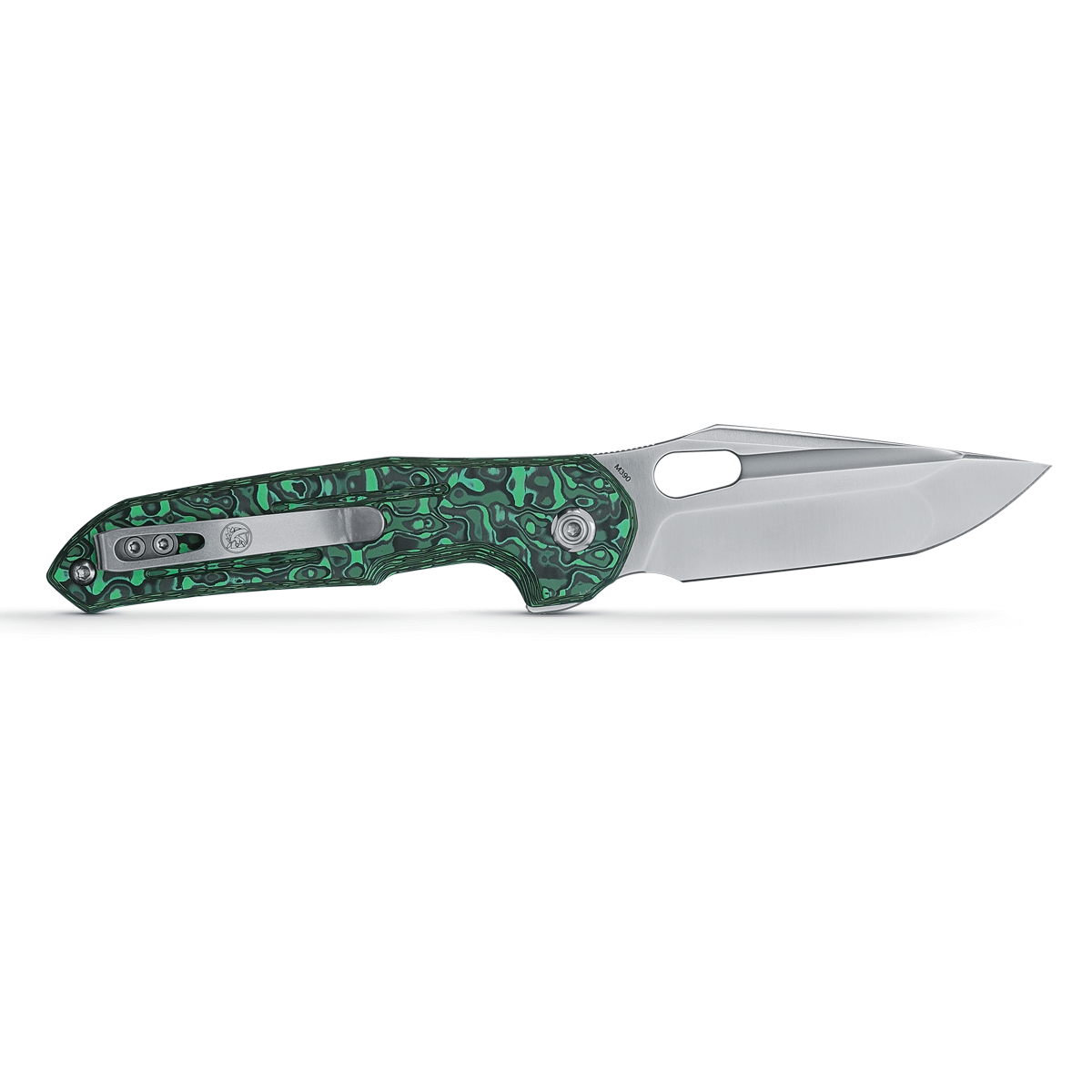 Thunderbird - Trek Lock Knife (2.98" M390 Blade & Cloud Carbon Fiber Handle) - A0311