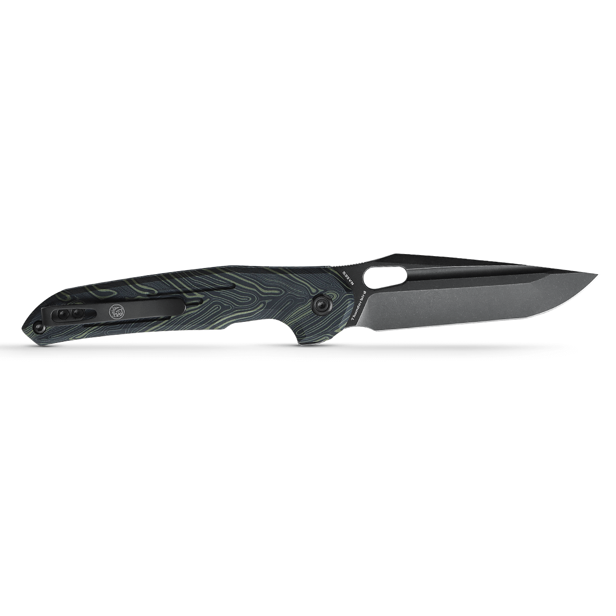 Thunderbird - Trek Lock Knife (3.48" S35VN Blade & Topo G10 Handle) - TB3SG2