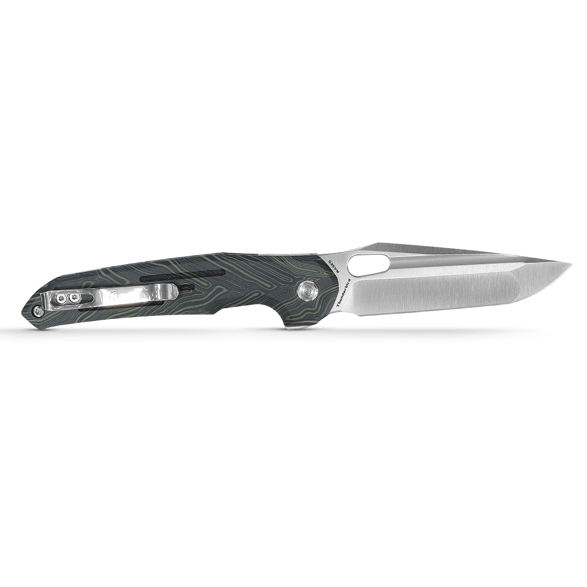 Thunderbird - Trek Lock Knife (3.48" S35VN Blade & Topo G10 Handle) - TB3SG3