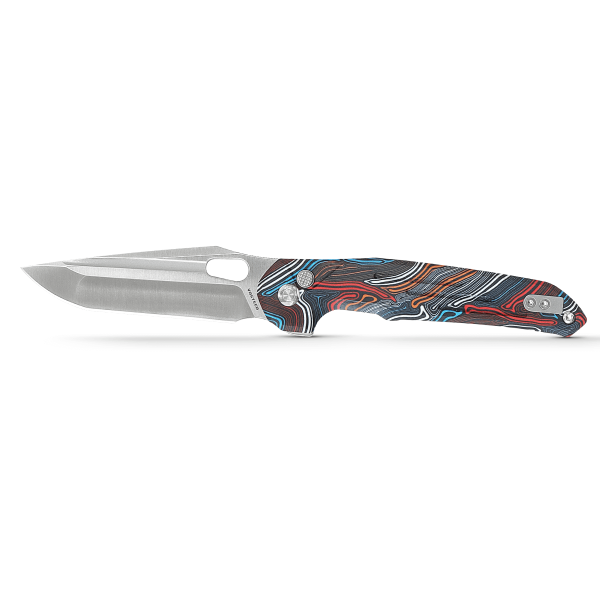 Thunderbird - Trek Lock Knife (3.48" S35VN Blade & Topo G10 Handle) - TB3SG4