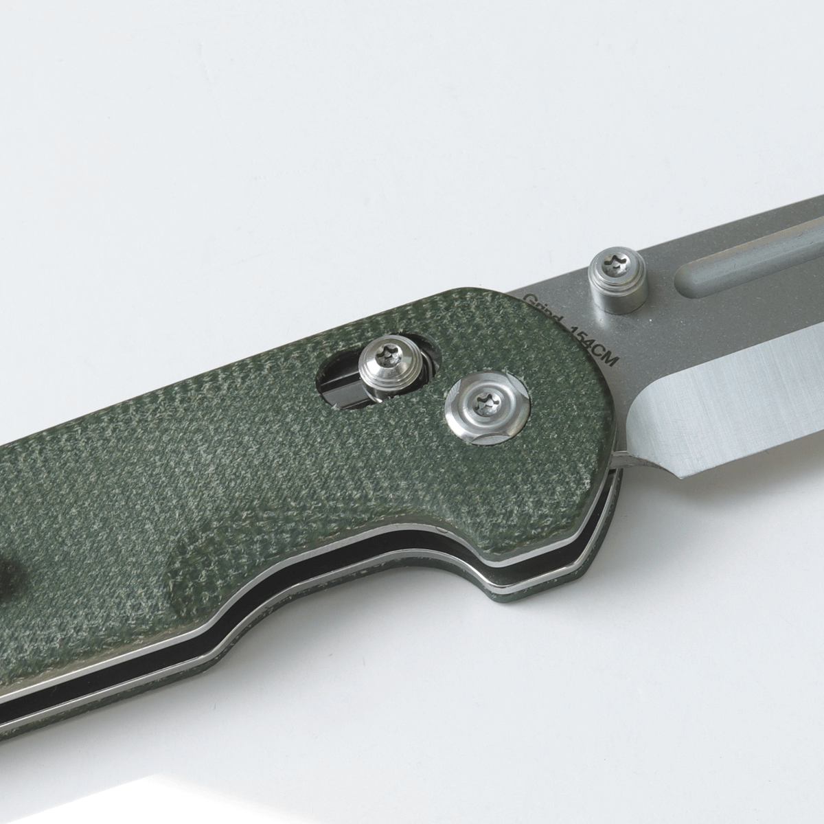 Grind - Crossbar Lock Knife (3.25" 154CM Blade & Micarta Handle)