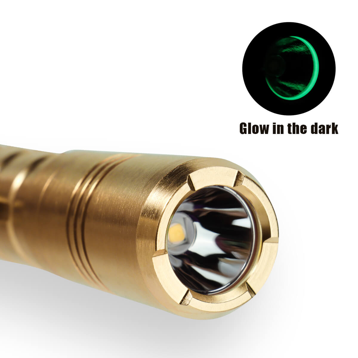 Vosteed X ReyLight Flashlight Pineapple - Brass